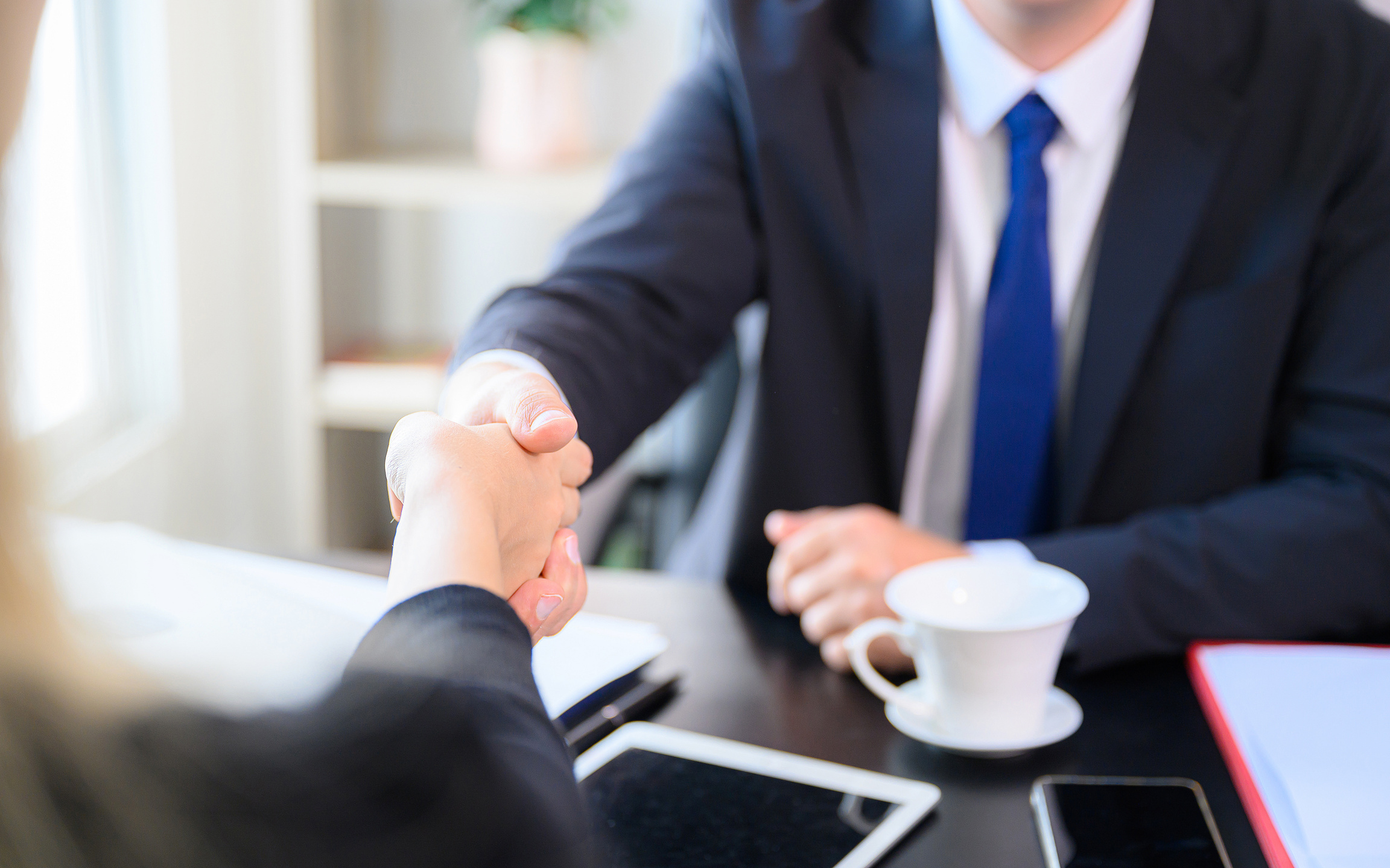 Businessman Closing a Deal